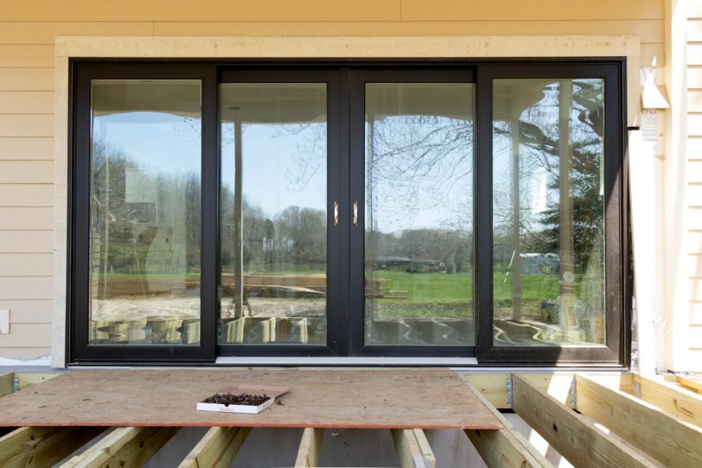 Viwinco S-Series 4-panel Patio Door Midnight Black Viwinco S-Series 4-panel Patio Door Midnight Black