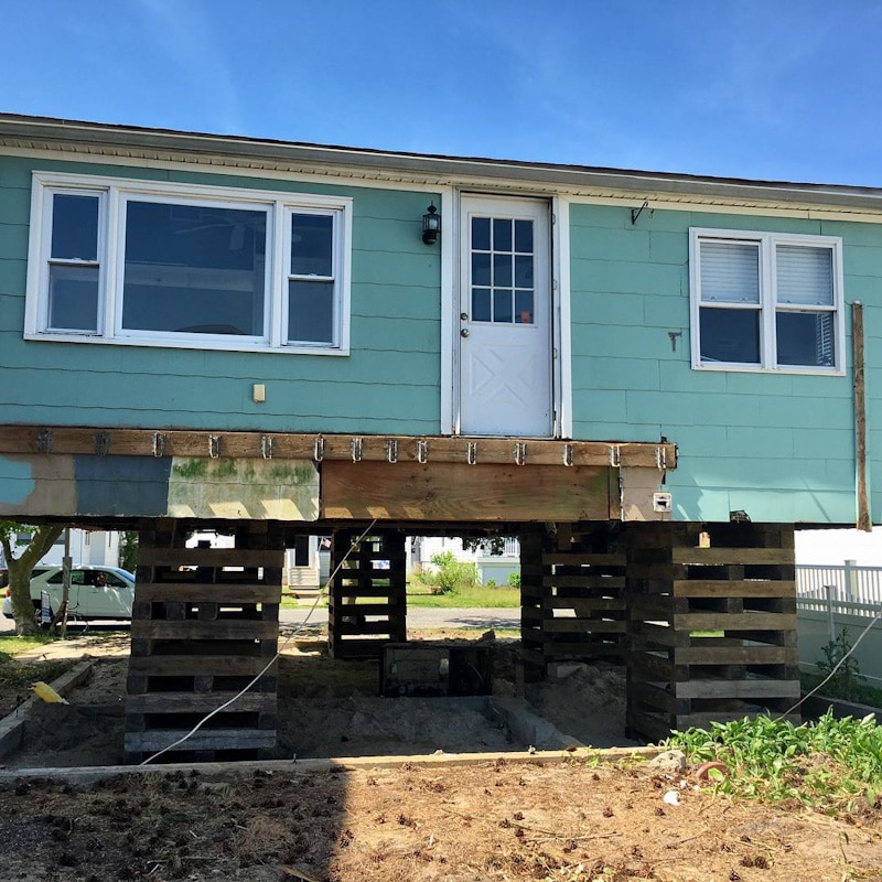 Raising the Cottage to Meet Flood Zone Codes Raising the Cottage to Meet Flood Zone Codes