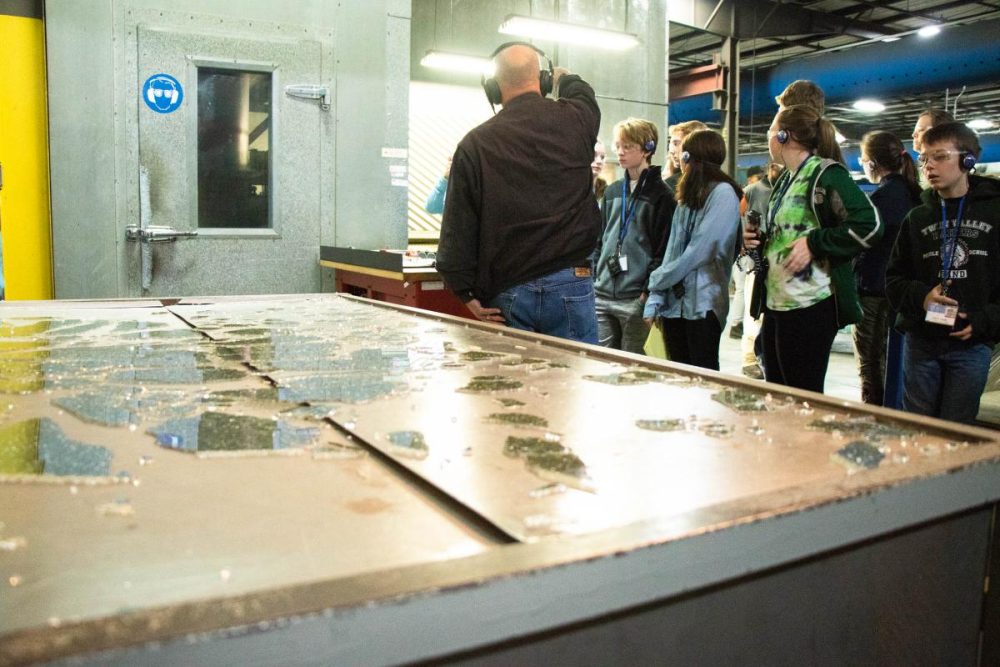 What' So Cool About Manufacturing Students Testing Tempered Glass