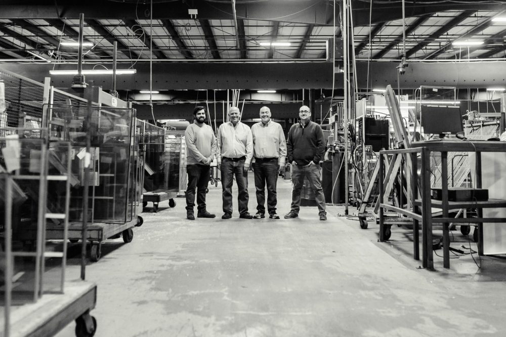 Black and white group photo of Viwinco's top management.