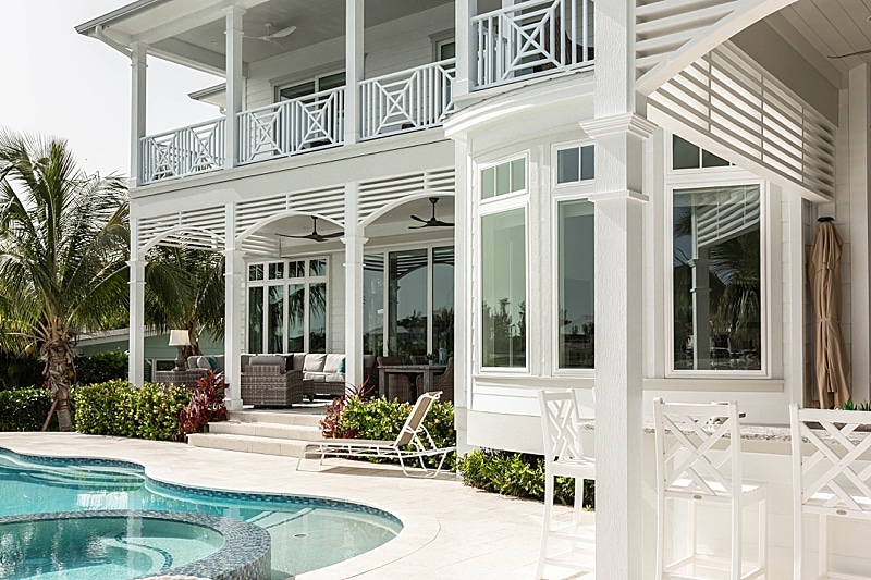 Viwinco OceanView windows in Bimini Bay Waterfront home.