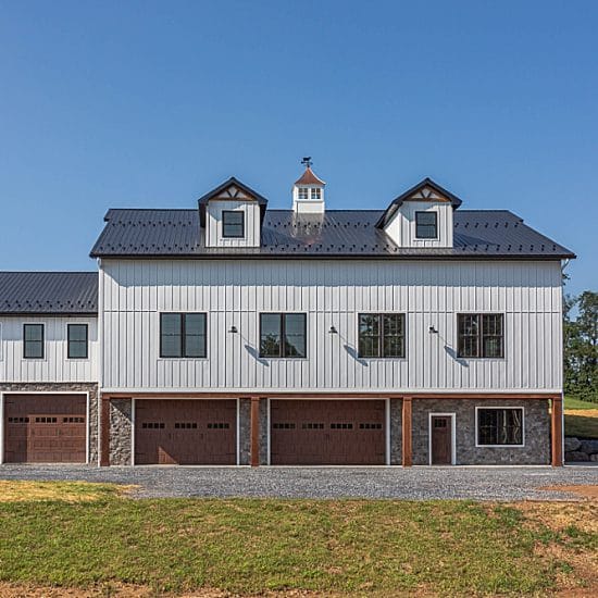 Viwinco S-Series New Construction windows installed in Womelsdorf barn.