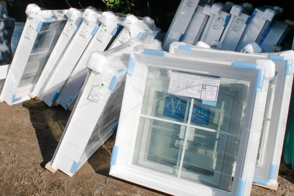 Viwinco windows in storage.