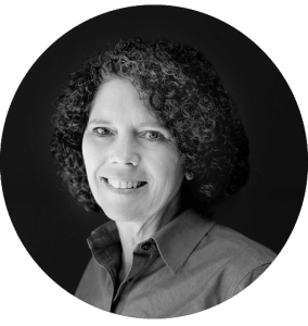 Black and white portrait of team member, Tammy.