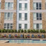 Viwinco Single-Hung Oriel windows installed in Baypointe.