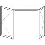 __45-degree-bay-cpc Diagram of Viwinco 45 degree bay casement-picture-casement window.
