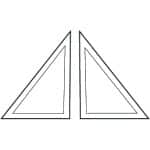 Diagram of Viwinco triangle window.