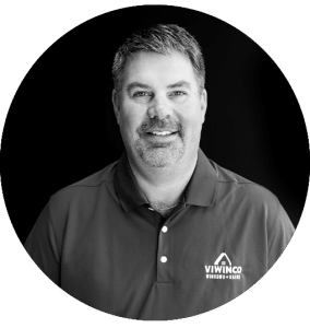 Viwinco-KevinC-web Black and white headshot of Kevin, sales representative.