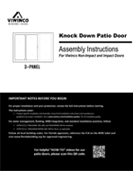 guide for installing and understanding 3-panel window