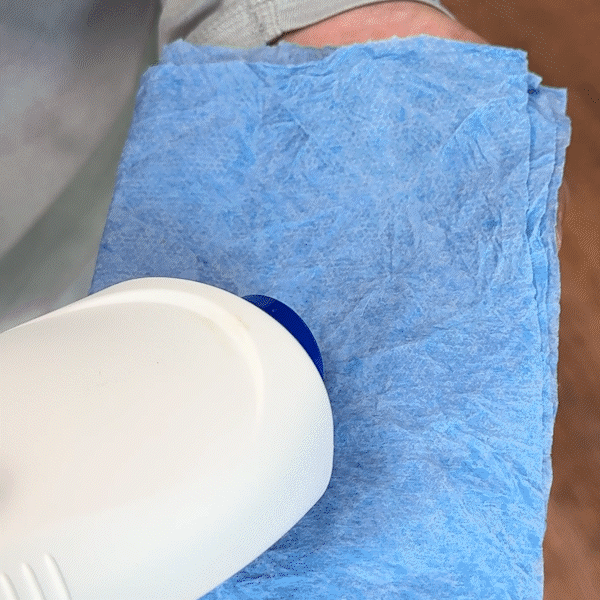 Cleaning vanta windows - cloth